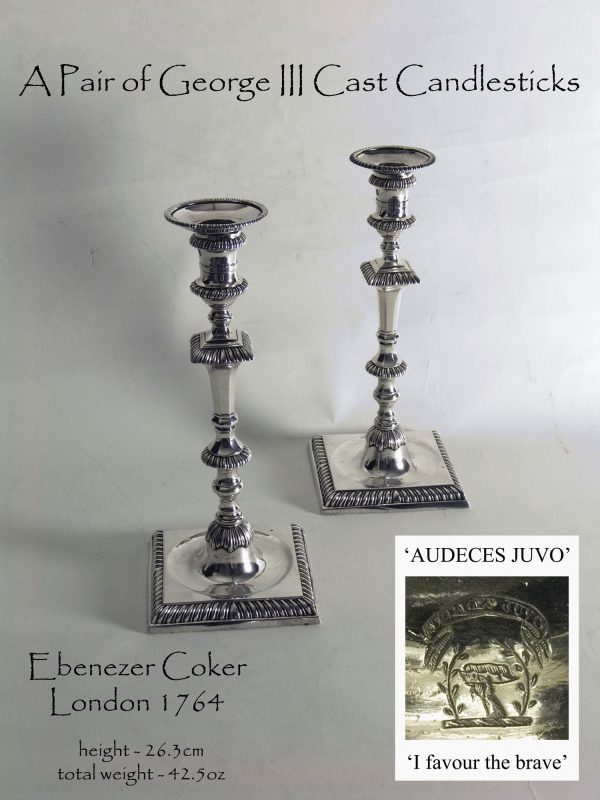 Antique Silver Candlesticks