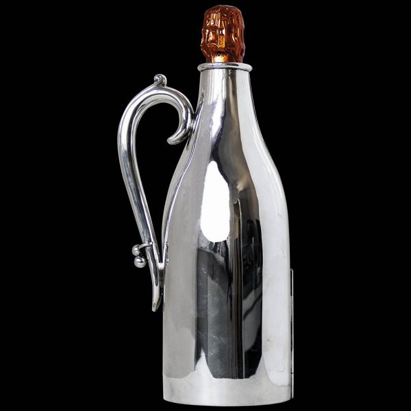 Victorian Sterling Silver Champagne bottle holder / server