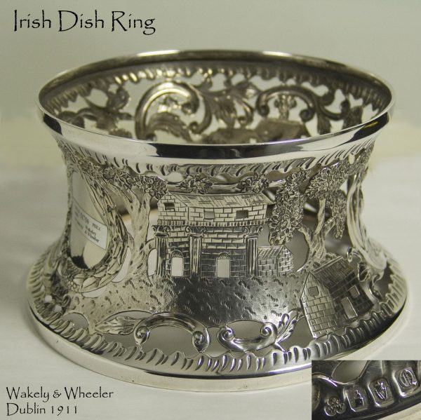 Antique Silver Dish Ring