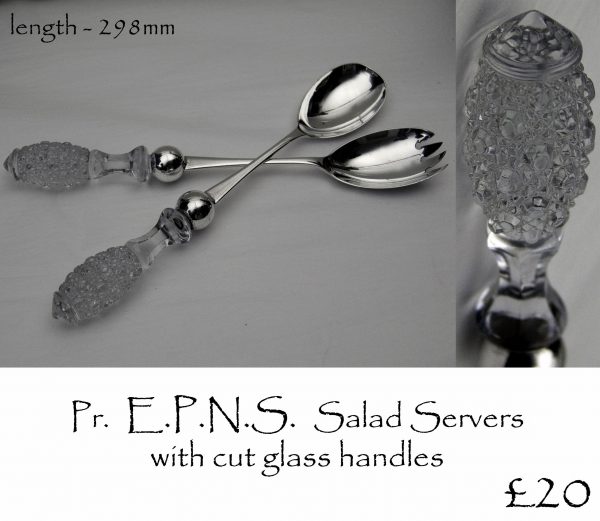 Pair EPNS Salad Servers