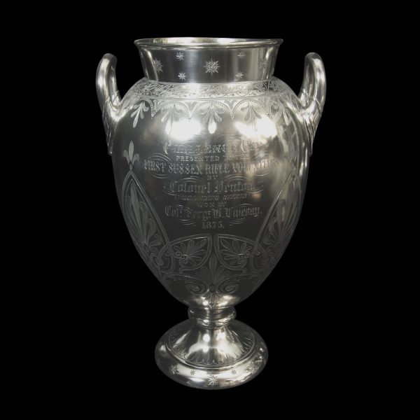 English Silver Vase