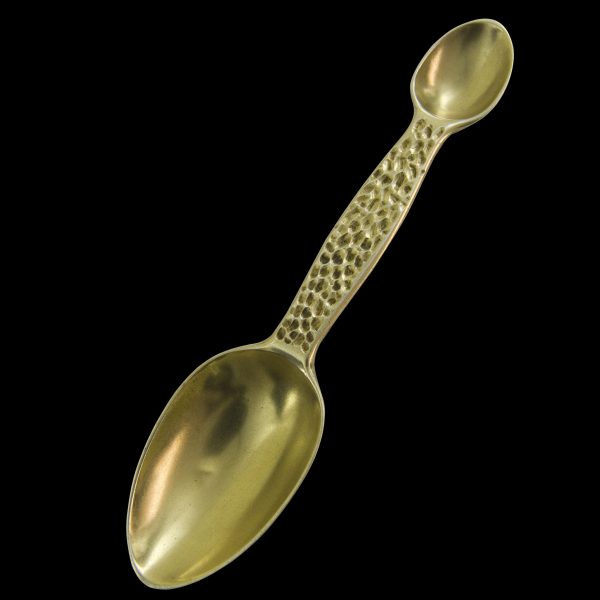 Antique silver gilt medicine spoon
