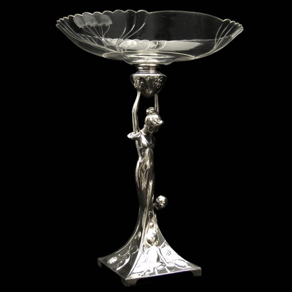 WMF  Early C20th Silver Plated Art Nouveau Centre Piece