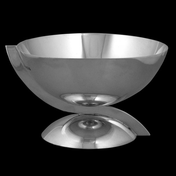 English Art Deco Silver Bowl