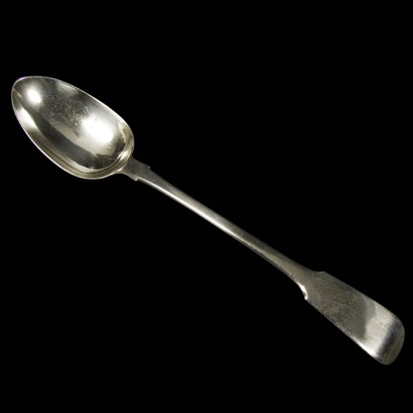 English Antique Silver Basting Spoon