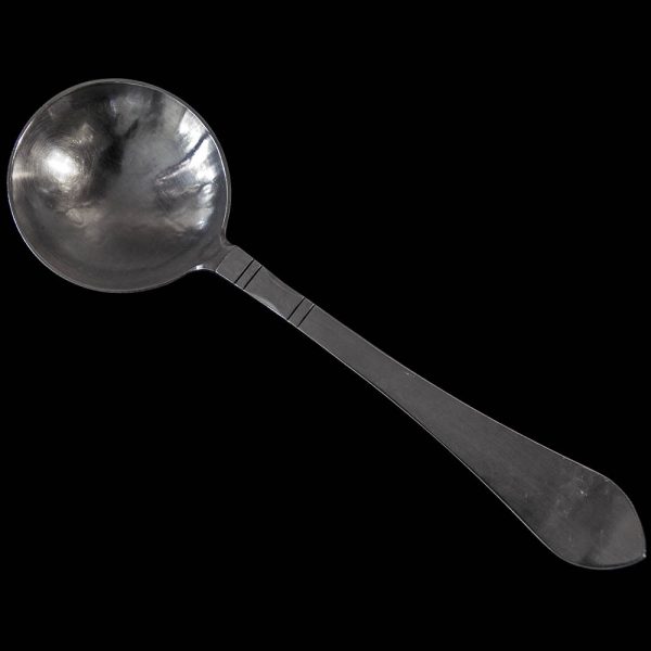 A Georg Jensen Sterling Silver Antik Pattern Soup Spoon