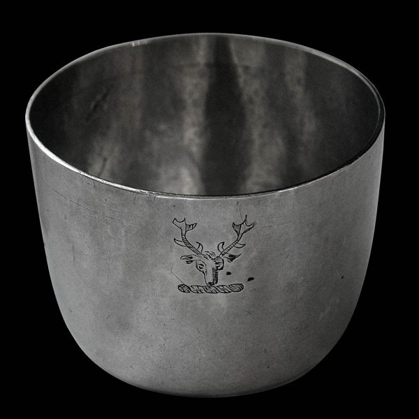 Antique Chester Queen Anne Britannia Silver Tumbler Cup